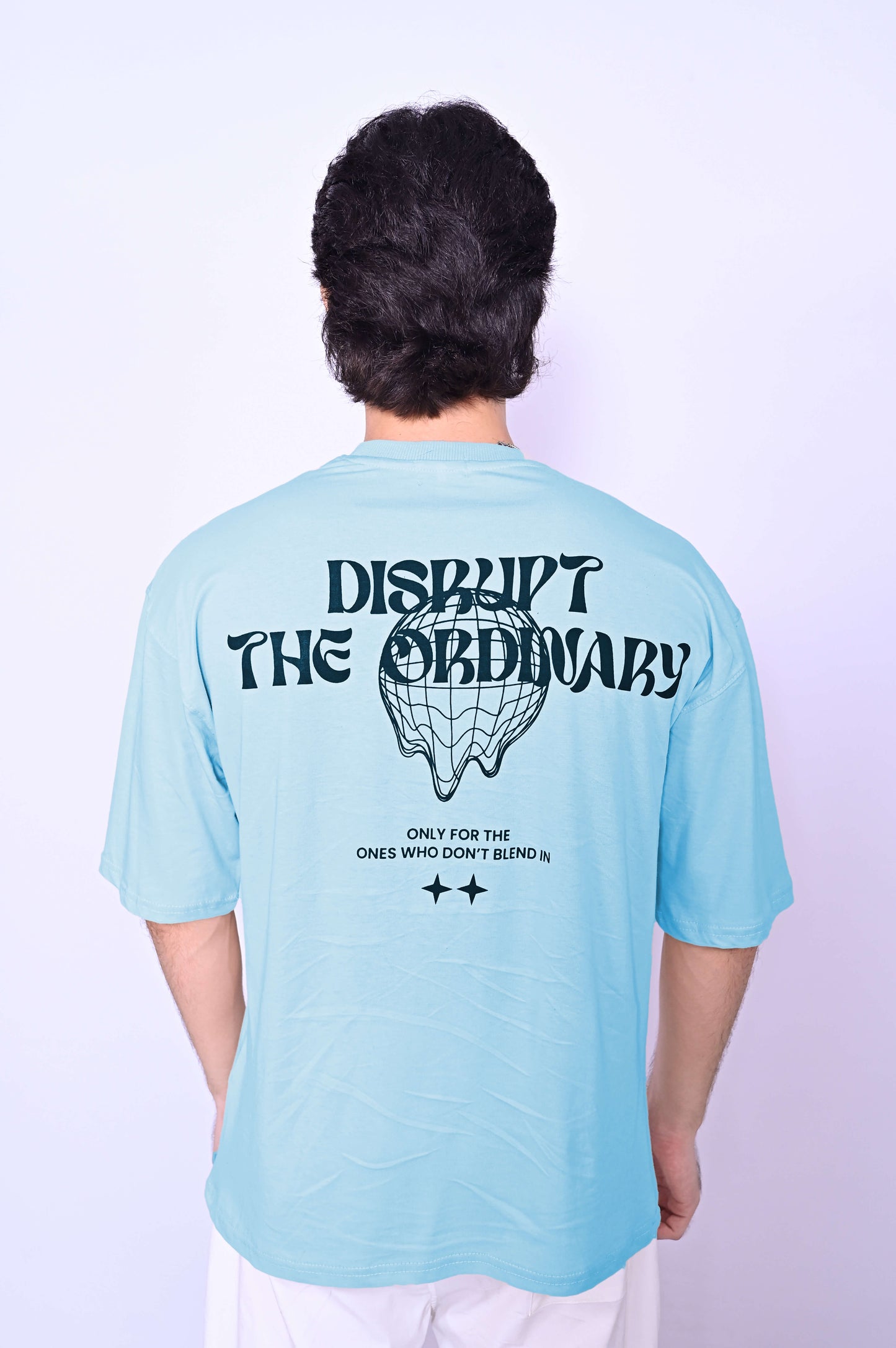 Oversized Tee - Sky Blue
