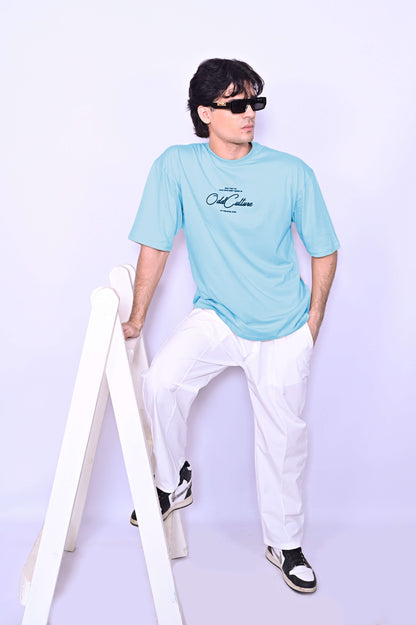 Oversized Tee - Sky Blue