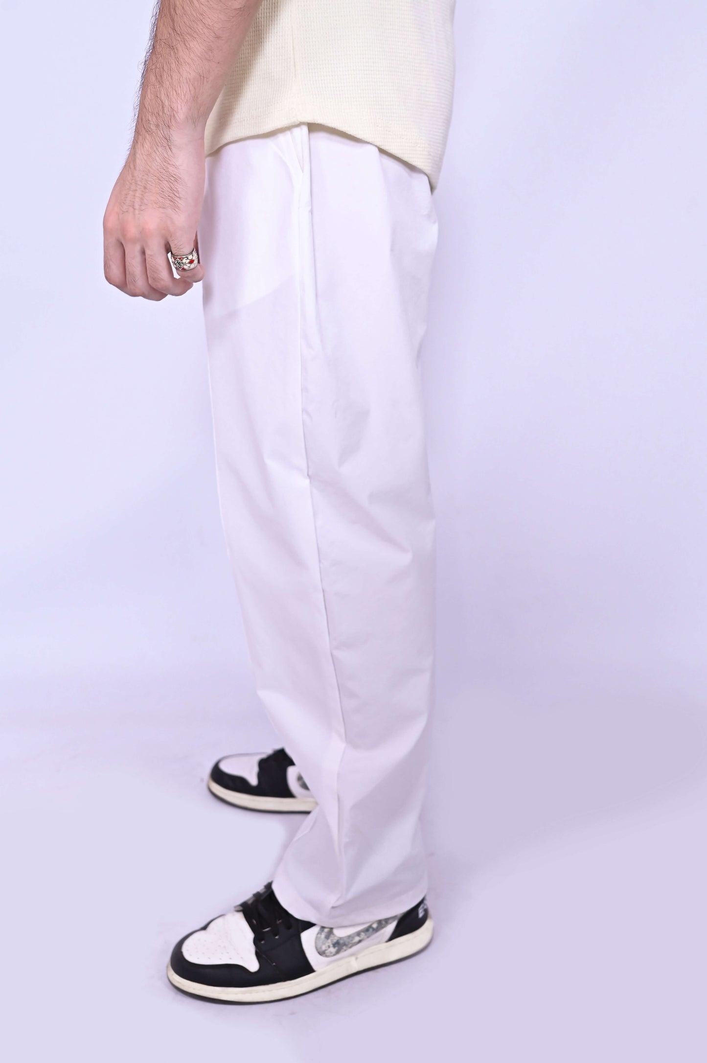 Straight Fit Trousers