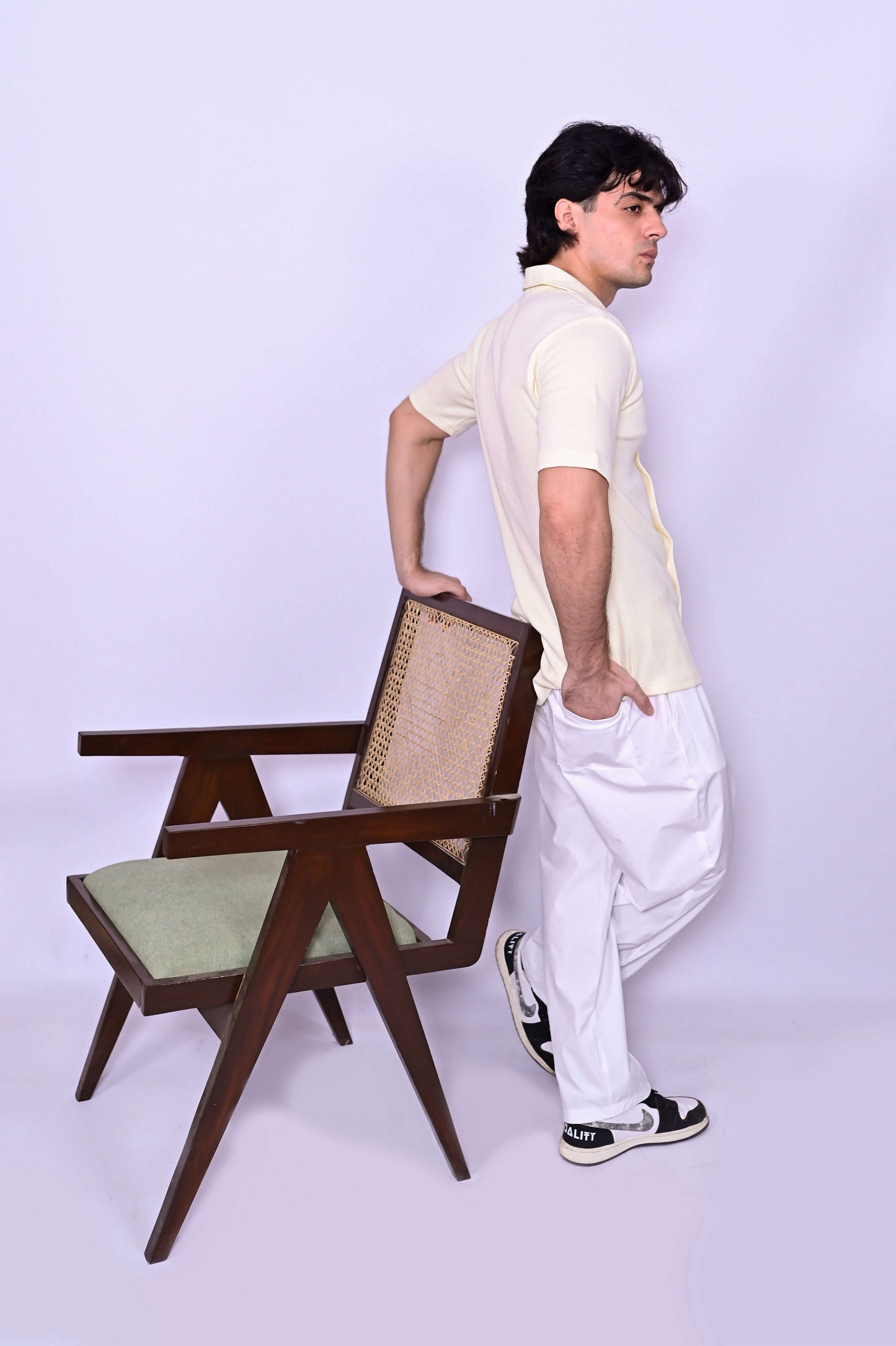 Straight Fit Trousers