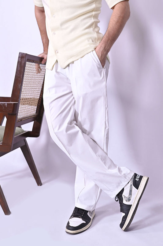 Straight Fit Trousers